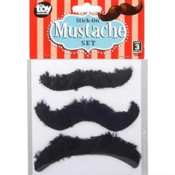 Sale The Toy Network 3.5" 3 Piece Stick On Mustache Set
