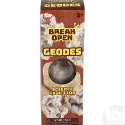 New The Toy Network 2" Break Open Geodes