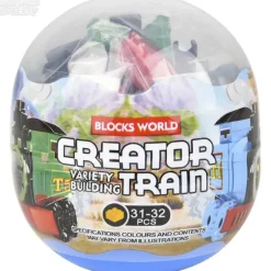 Hot The Toy Network 3" Building Block Trains in Mystery Egg