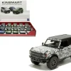 Discount Kinsmart 5" Diecast 2022 Ford Bronco Camo Hard Top