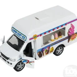 Best The Toy Network 5" Die-Cast Pull Back Ice Cream Truck