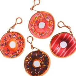 Sale The Toy Network 3.25" Donut Coin Purse Keychain - Assorted Styles
