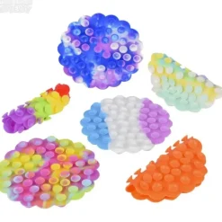 The Toy Network 3.5" Double Side Round Fidget Suction Cups