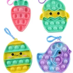 Sale The Toy Network 4" Easter Bubble Popper Clip on Assorted Styles