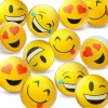 The Toy Network 1.75" Emoticon Hi Bounce Ball