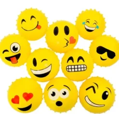 Best The Toy Network 5" Emoticon Knobby Ball
