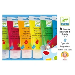 Online DJECO 6 Finger Paint Tubes - Classic
