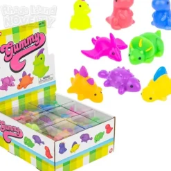 Discount The Toy Network 1.5" Gummy Dinosaurs Assorted Styles