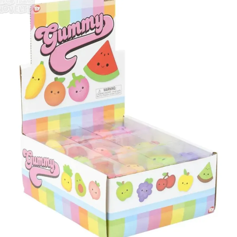 Clearance The Toy Network 1.5" Gummy Fruit Assorted Styles