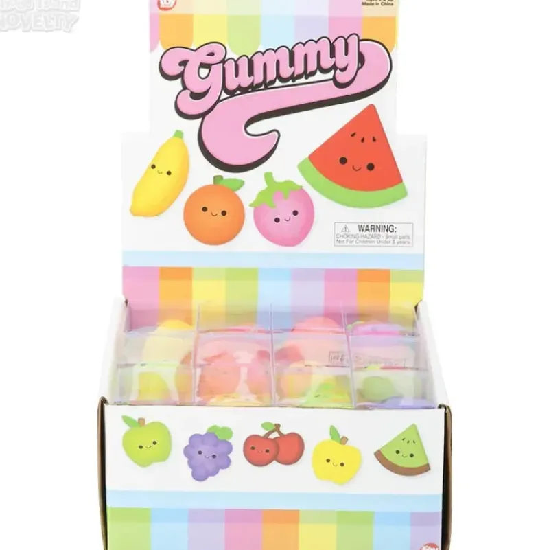 Clearance The Toy Network 1.5" Gummy Fruit Assorted Styles