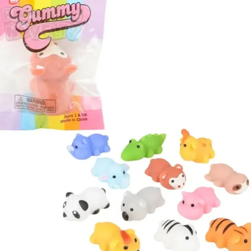The Toy Network 1.5" Gummy Zoo Animals Assorted Styles