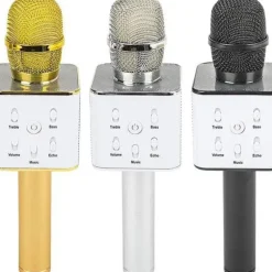 The Toy Network 3 In 1 Wireless Handheld Karaoke Microphone Assorted Colors