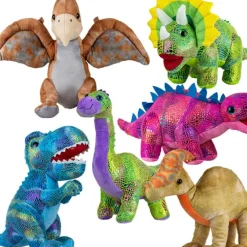 Discount Au0026A 11"-14" Jumbo Metallic Dinosaurs Assorted Styles