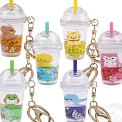 The Toy Network 3" Kawaii Animal Smoothie Liquid Clip