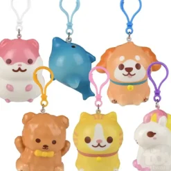 Outlet The Toy Network 3.25" Kawaii Animals Squish Backpack Clip