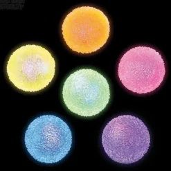 Sale The Toy Network 2.5" Light-Up Crystal Bouncy Ball Assorted Colors