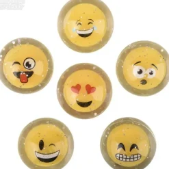 Outlet The Toy Network 1.75" Light-Up Emoticon Hi Bounce Ball