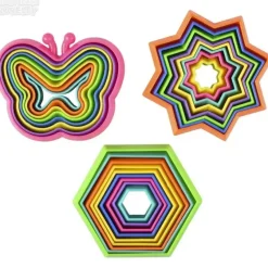 New The Toy Network 3.66" Magic Shapes Puzzle Game Assorted Styles