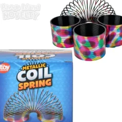 Best The Toy Network 3" Metallic Rainbow Coil Spring