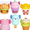 Clearance The Toy Network 2" Micro Squish Axolotl Foodie Friends
