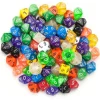 Hot Legacy Dice 100+ Pack of Random D10 Polyhedral Dice in Multiple Colors