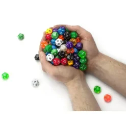 New Legacy Dice 100+ Pack of Random D12 Polyhedral Dice in Multiple Color
