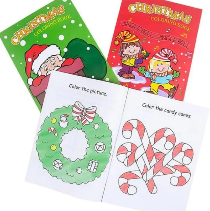 Sale The Toy Network 12 Page Christmas Coloring Book - 12 Books Per Bag