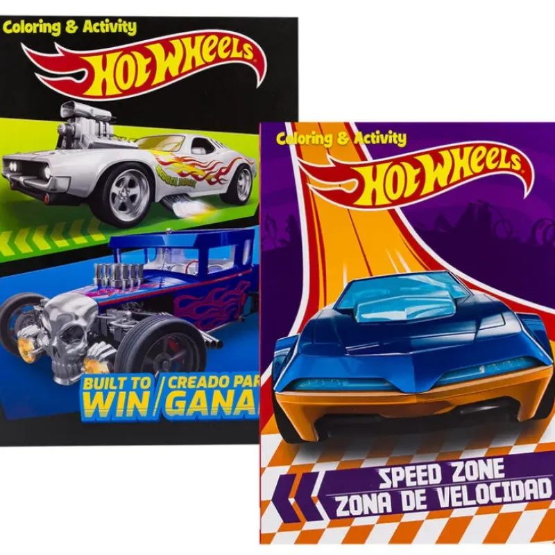 Outlet 4 Seasons 80 Page Hot Wheels Coloring Book Assorted Styles