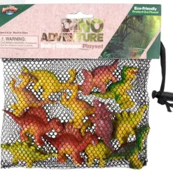 Discount Adventure Planet 12 Piece Baby Dinosaur Mesh Bag Play Set