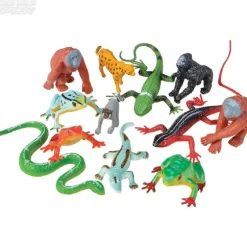 New Adventure Planet 12 Piece Jungle Mesh Bag Play Set