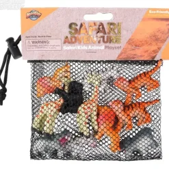 Hot Adventure Planet 12 Piece Safari Kids Mesh Bag Play Set