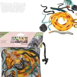 Online Adventure Planet 12 Piece Snake Mesh Bag Play Set