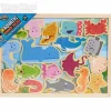 Discount Adventure Planet 18 Piece Wooden Aquatic Raised Up Puzzle