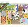 Online Adventure Planet 17 Piece Wooden Zoo Animal Raised Up Puzzle