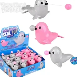New The Toy Network 5.5" Pull-String Seal Pup Bath Toy