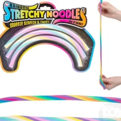 Outlet The Toy Network 13" Rainbow Stretchy Noodle - 3 Pack