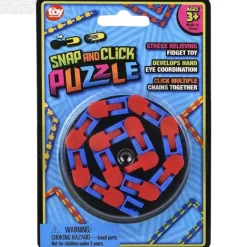 Hot The Toy Network 10.75" Snap & Click Puzzle Assorted Colors