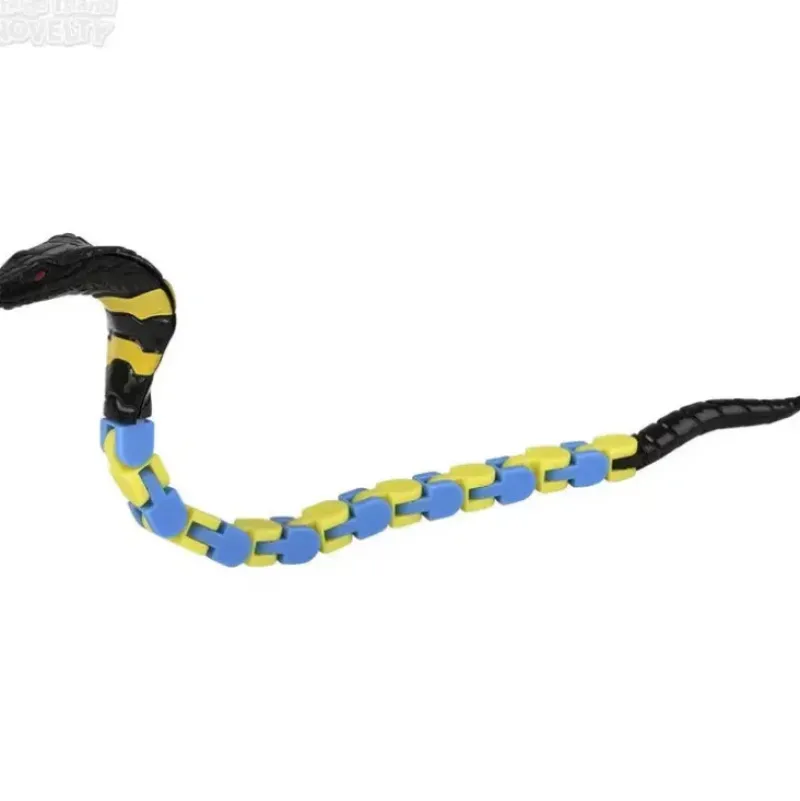 Discount The Toy Network 12" Snap & Click Snake Assorted Colors