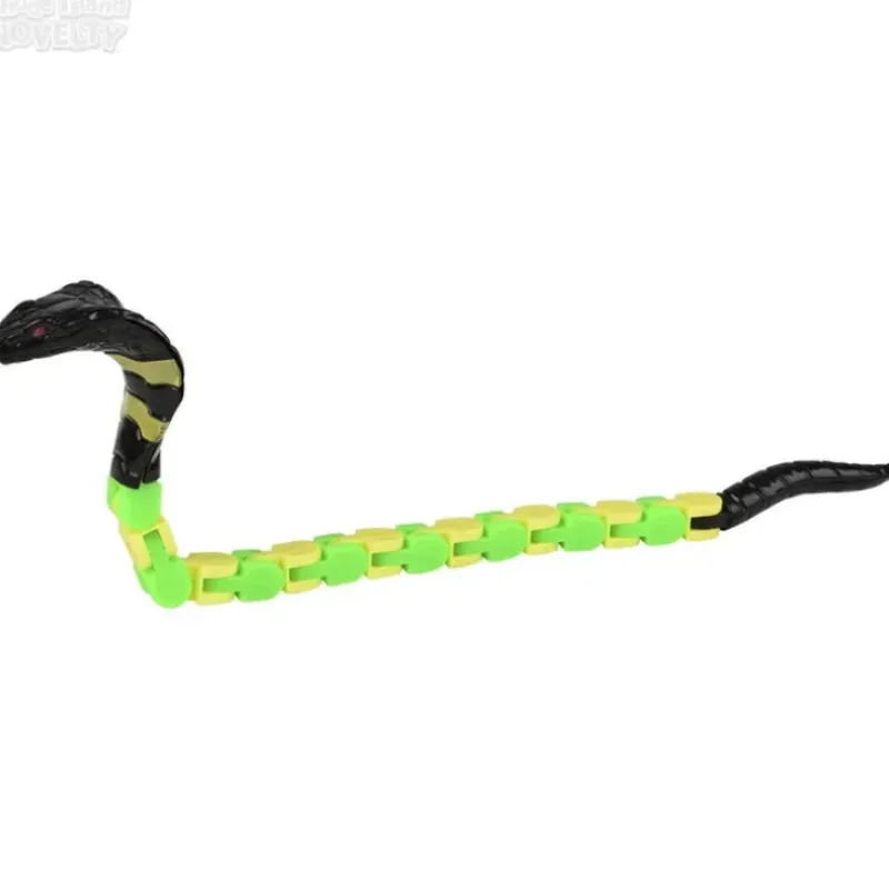 Discount The Toy Network 12" Snap & Click Snake Assorted Colors