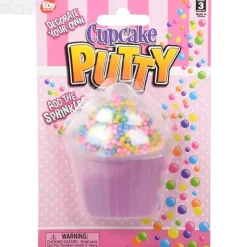 Sale The Toy Network 3.25" Sprinkle Cupcake Putty Assorted Colors