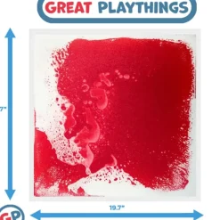 New Great Playthings 19.7" Square Liquid Sensory Floor Tile