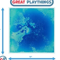 Sale Great Playthings 11.8" Square Liquid Sensory Floor Tile - Box of 6