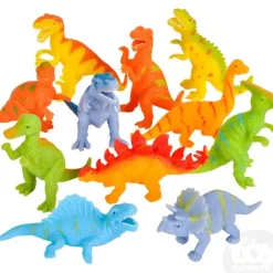 Best The Toy Network 4" Squeeze Stretch Dinosaurs