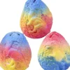 Discount The Toy Network 2.25" Squeezy Bead Rainbow Dinosaur Egg