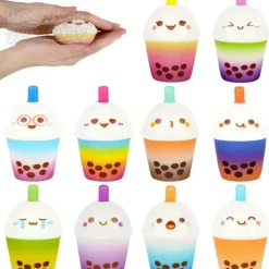 Hot The Toy Network 4" Squish Bubble Tea Assorted Styles