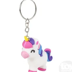 New The Toy Network 2.25" Unicorn Keychains