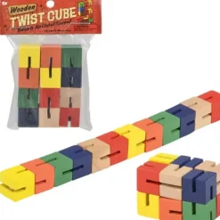 Online The Toy Network 6" Wooden Twist Cube
