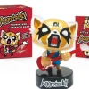 Outlet Hachette Book Group Aggretsuko Figurine and Illustrated Book