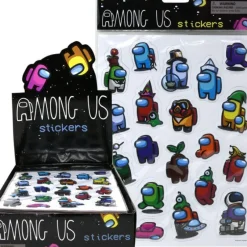 Clearance United Party Among Us Raised Sticker Sheet