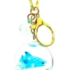 Hot BC Mini Assorted Sea animal Orb Floaty Key Charm